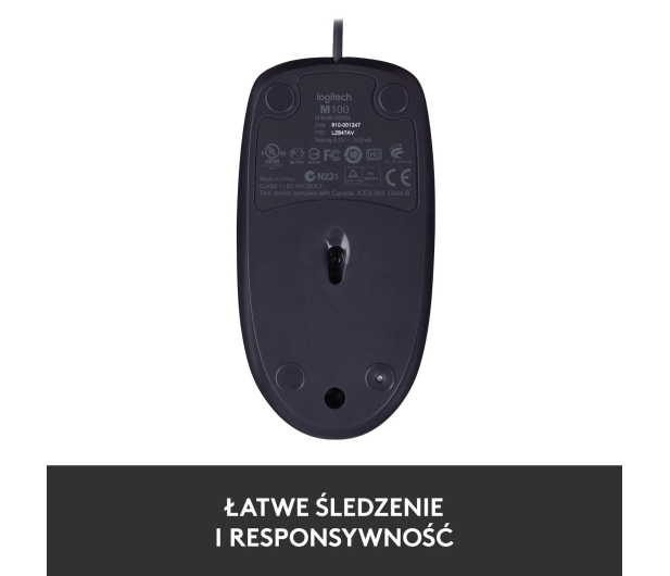 LOGITECH M100 BLACK 910-001604 - 659868 - zdjęcie 7